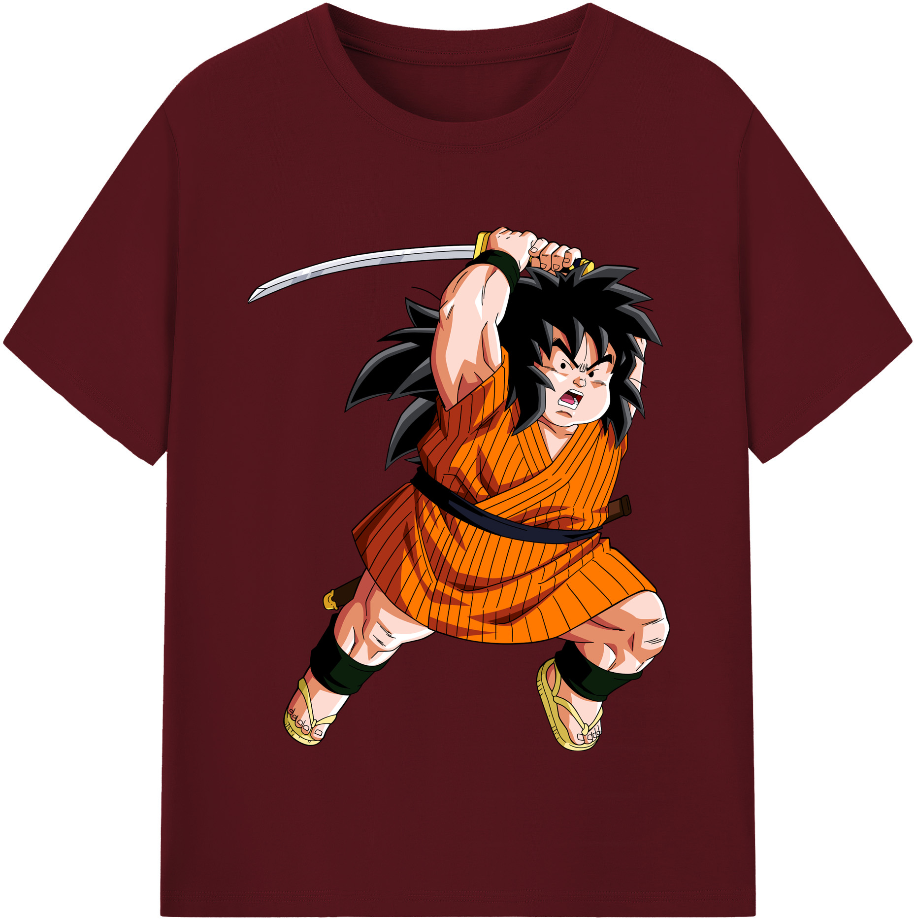 （画像用） ドラゴンボール やじろべえ DRAGON BALL Yajirobe 綿100％半袖Tシャツ（フロントプリント）